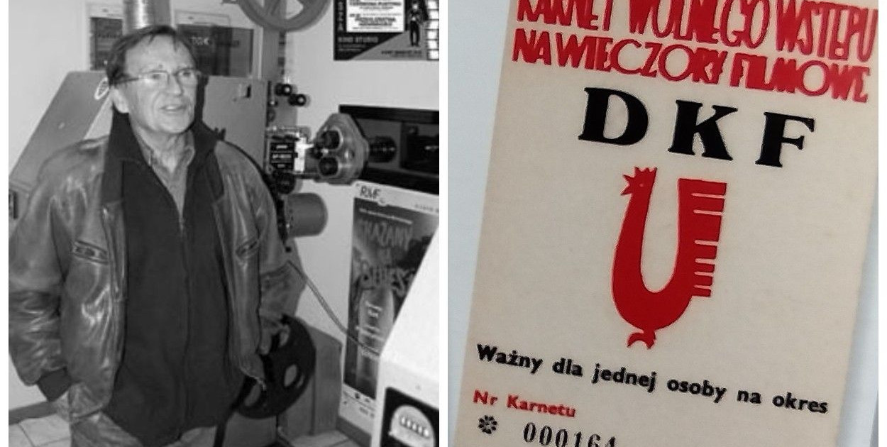 Andrzej Dutka - prezes DKF Kogucik i karnety do kina