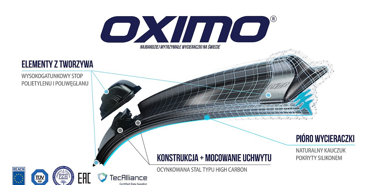 Wycieraczki płaskie OXIMO