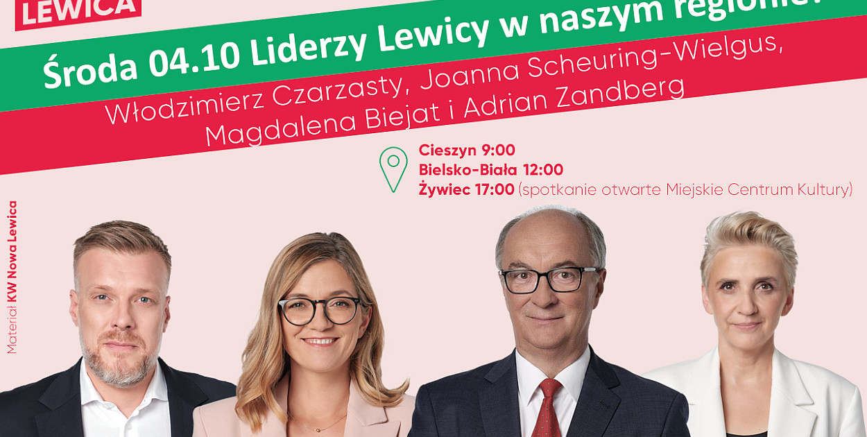 Plakat organizatora