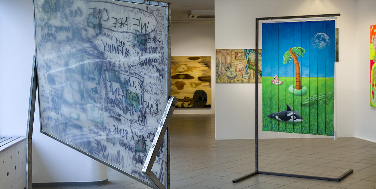 46. Biennale Malarstwa Bielska Jesień 2023, fragment ekspozycji