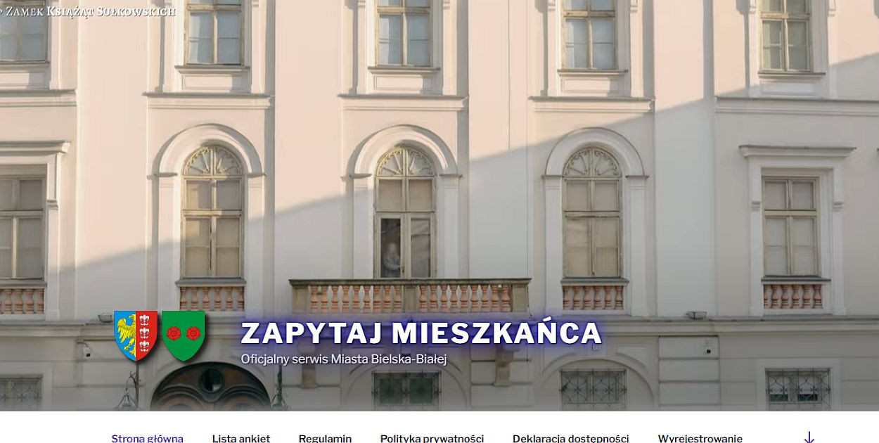 Screen portalu ZAPYTAJ MIESZKAŃCA