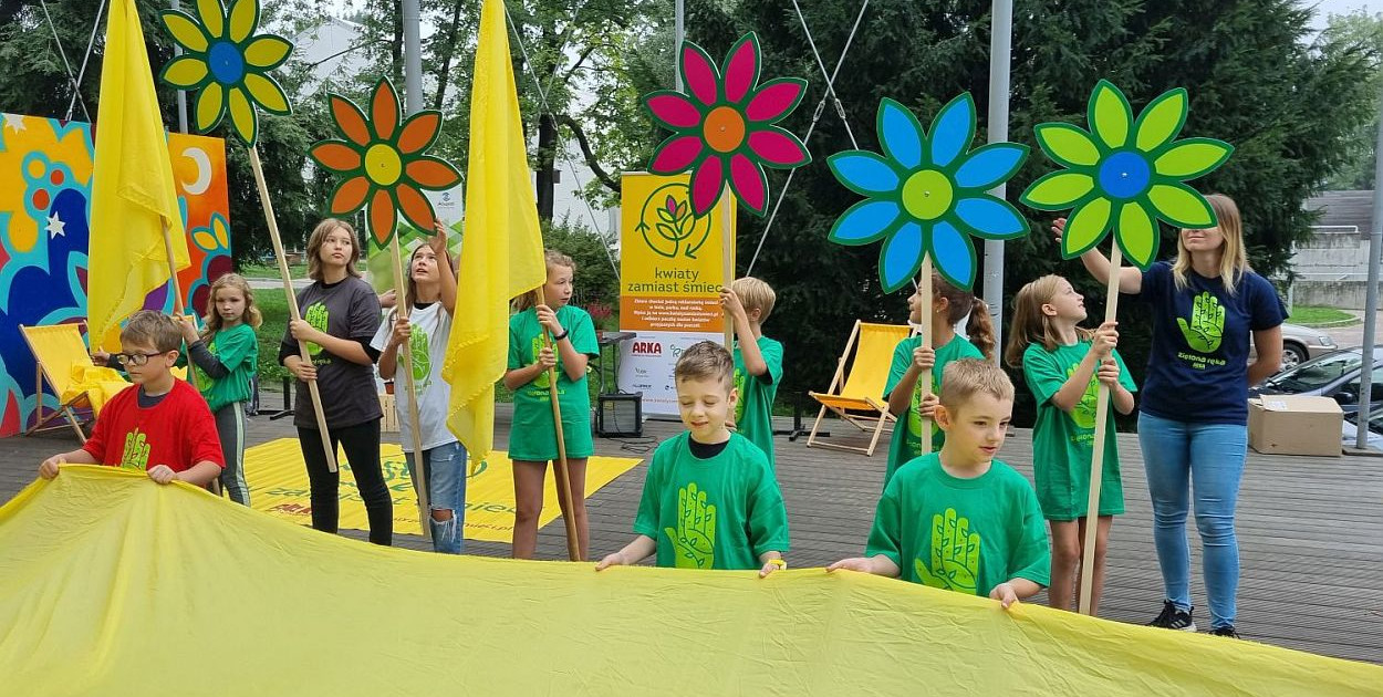 Finał akcji KWIATY ZAMIAST ŚMIECI