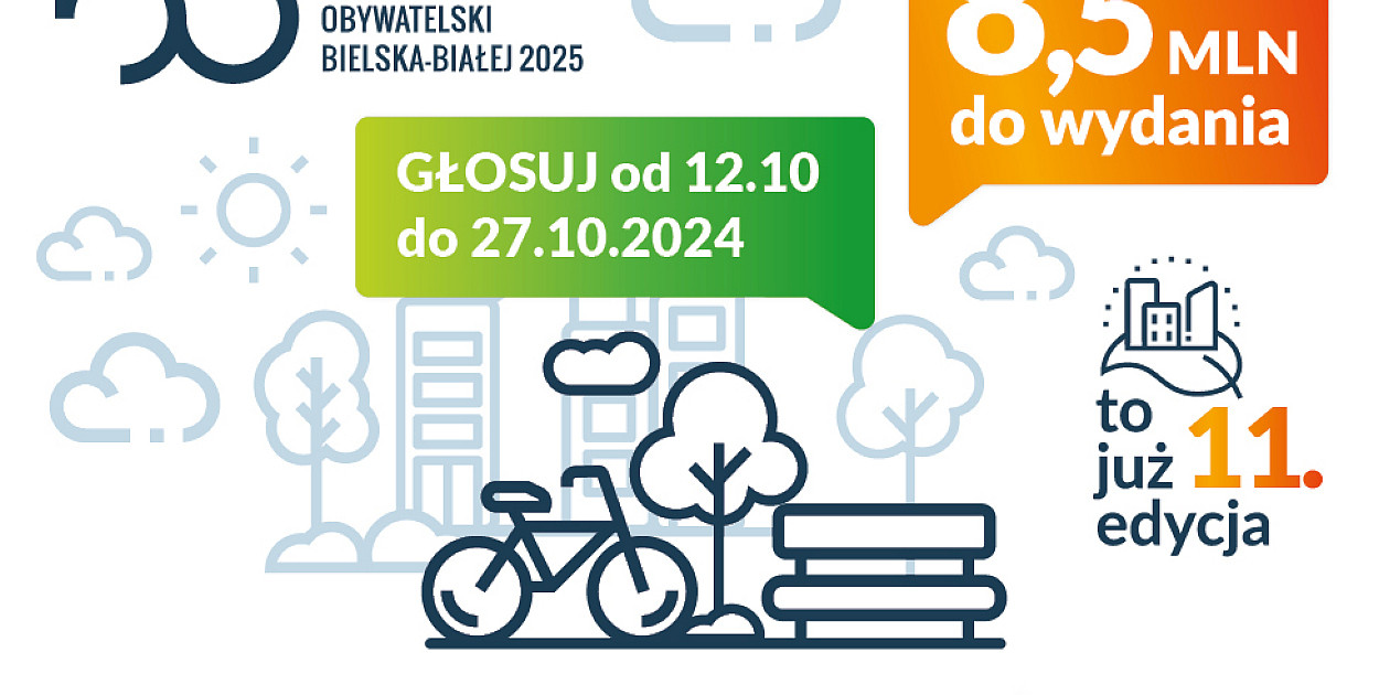 Budżet Obywatelski Bielska-Białej 2025 – na co można głosować i jak to zrobić?