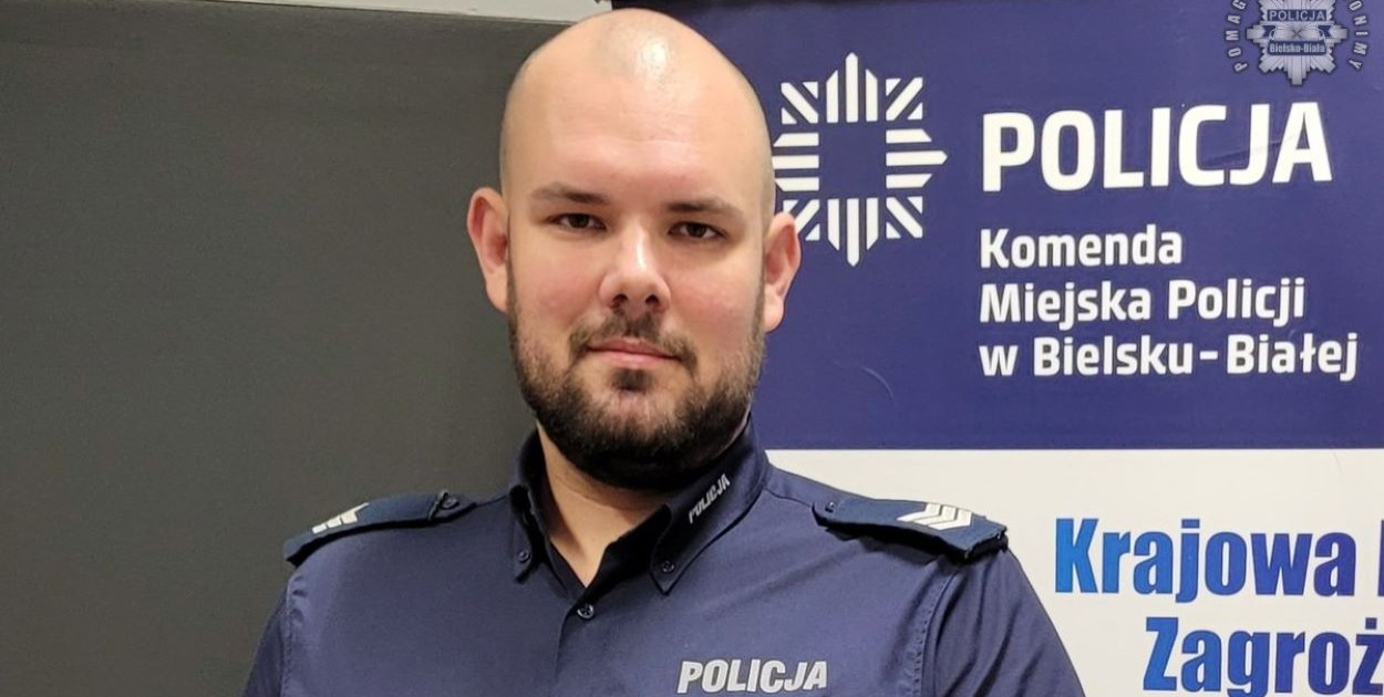 Policjant ratuje życie nie tylko na służbie