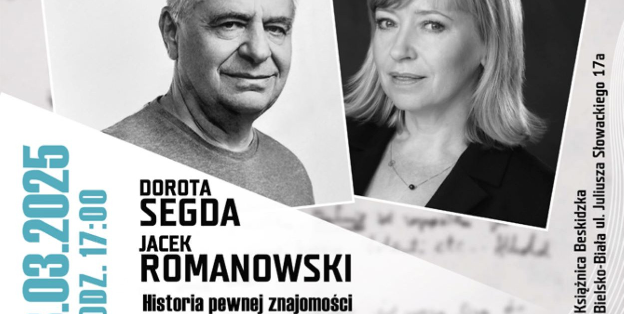 Spotkanie teatralne „Historia pewnej znajomości” z Dorotą Segdą i Jackiem Romanowskim