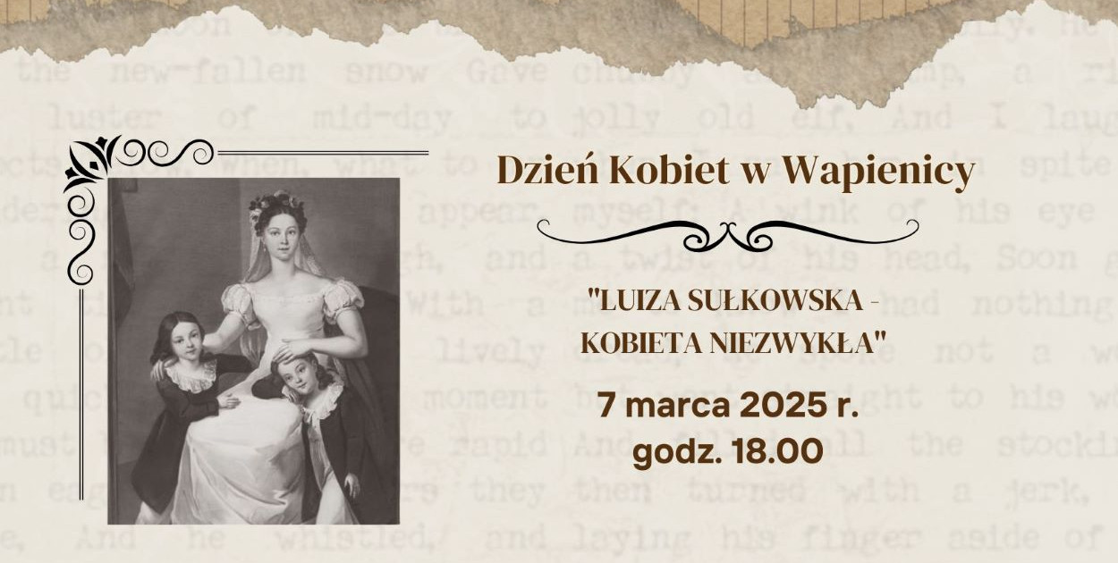 Wykład o Luizie Sułkowskiej w Domu Kultury w Wapienicy