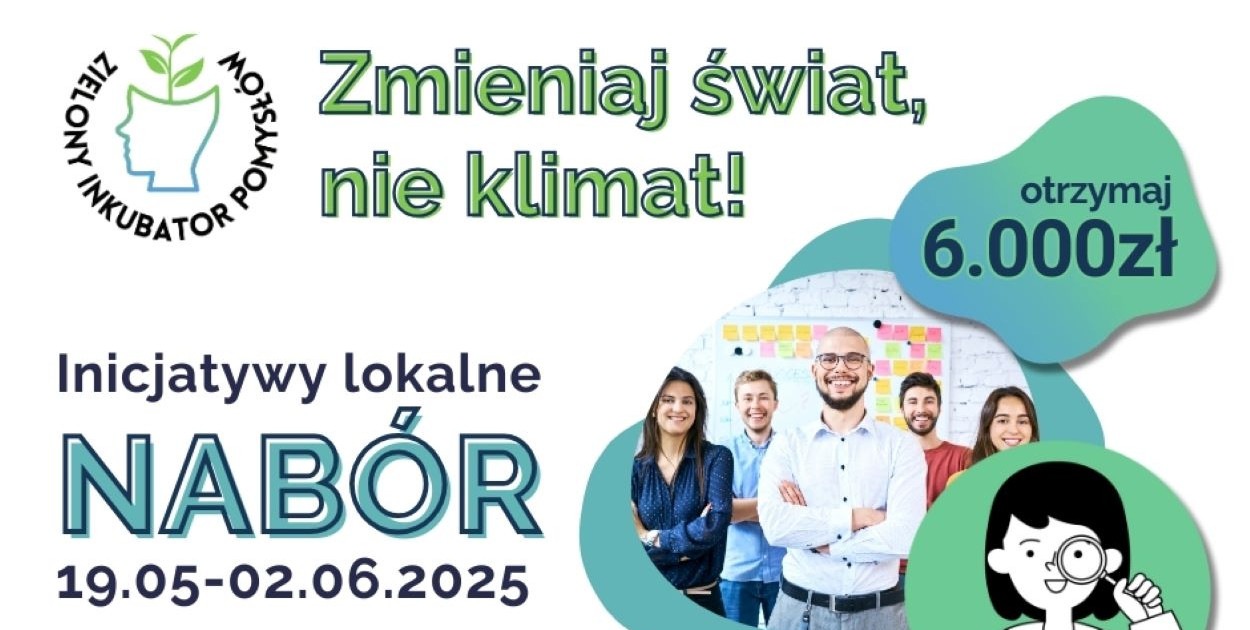Plakat organizatora