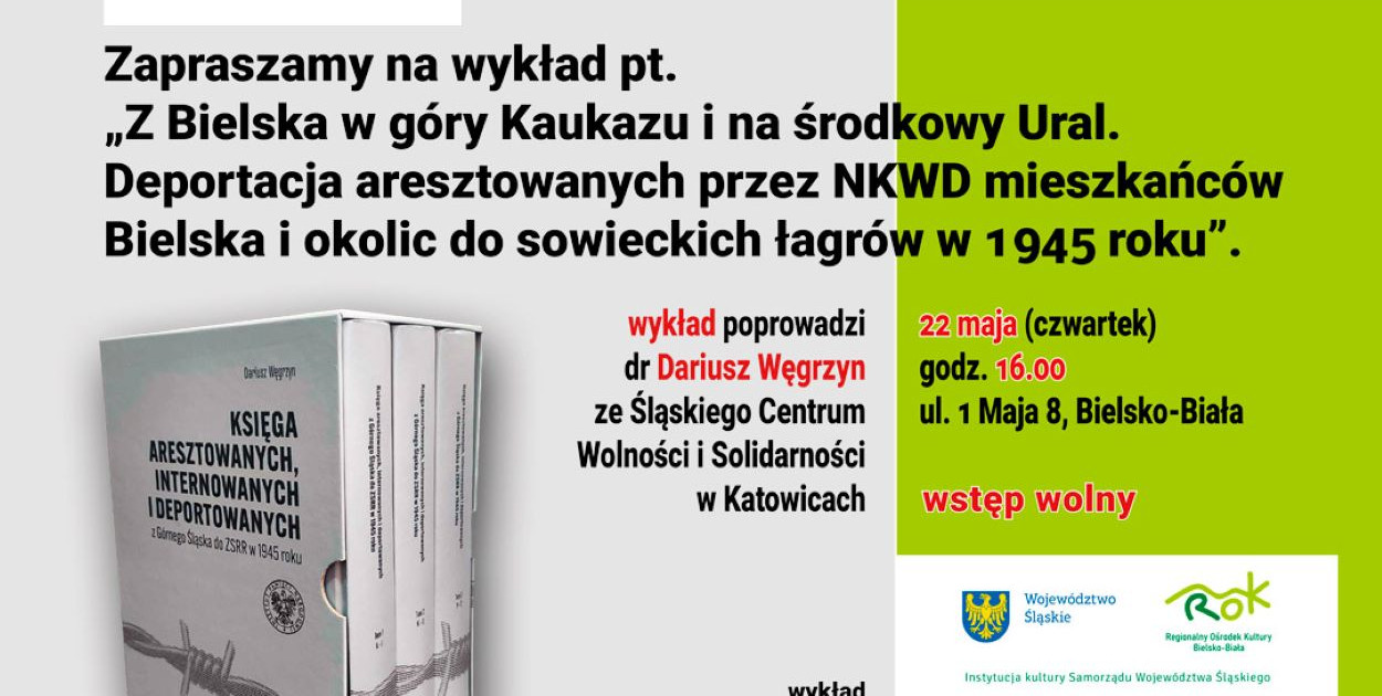 Plakat organizatora