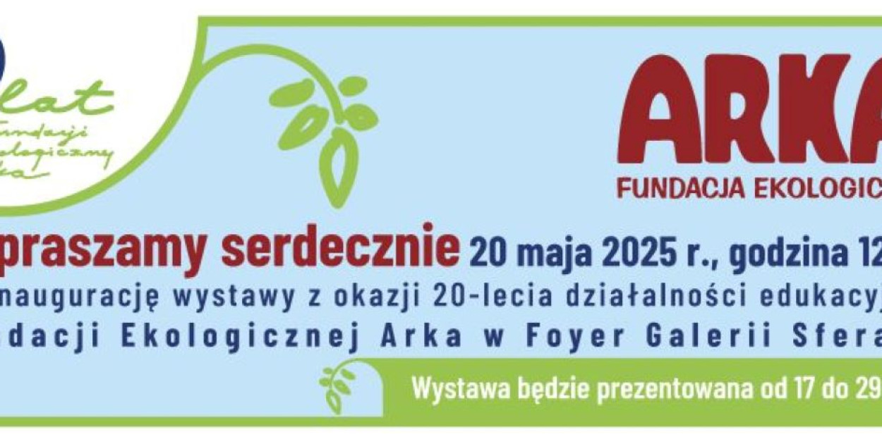 Plakat organizatora