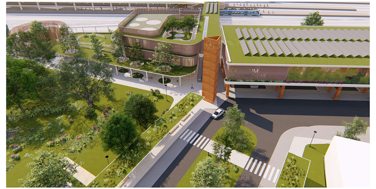 Wizualizacja Centrum Przesiadkowego