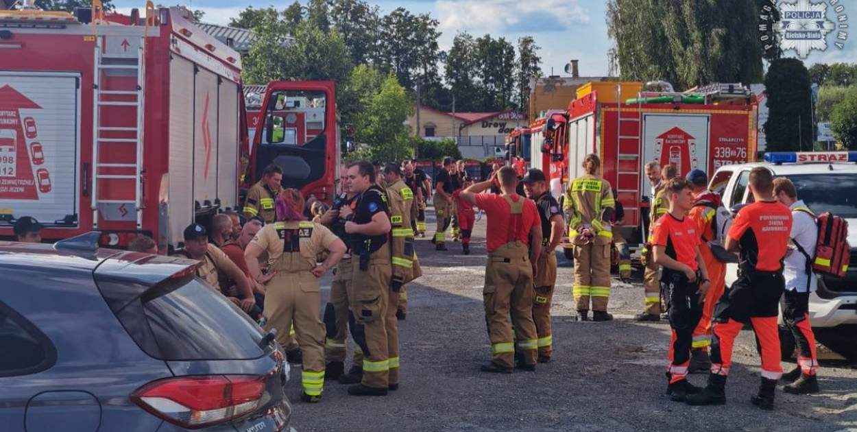 Trwają poszukiwania mieszkańca Mazańcowic / fot. KMP