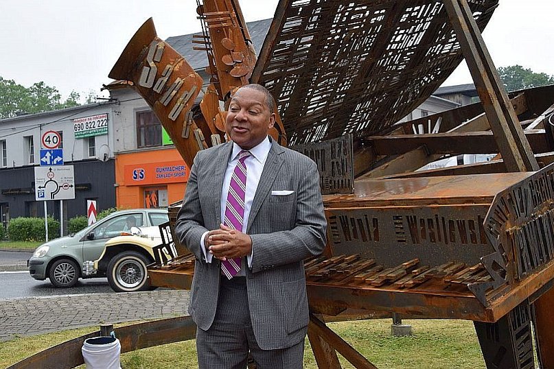 Wynton Marsalis oficjalnie otworzył rondo Bielskiego Jazzu