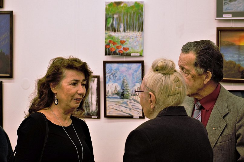 Obrazy sercem malowane - wystawa prac seniorów z UTW