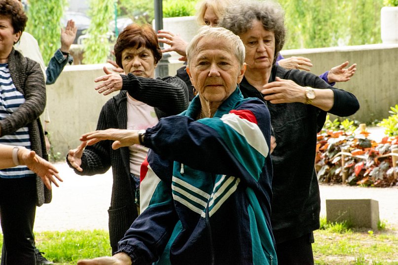TAI CHI w plenerach parku za Ratuszem