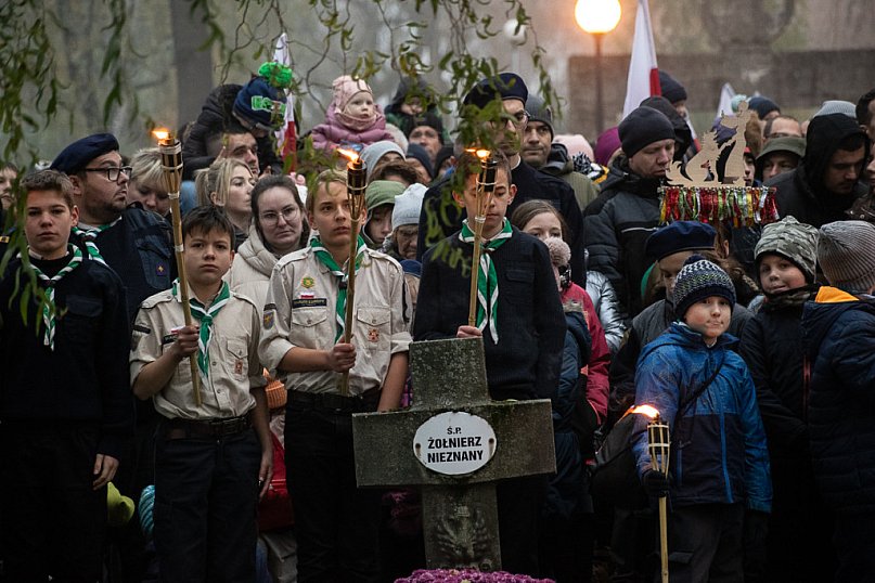 Bielsko-Biała upamiętniło rocznicę odzyskania niepodległości
