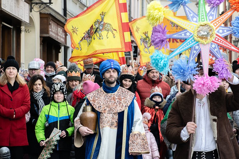 Orszak Trzech Króli na ulicach Bielska-Białej