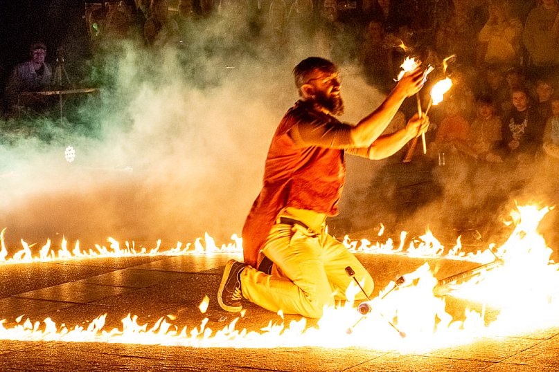 Zobacz, jak wyglądała 4. edycja Bielskiej Sceny Ognia