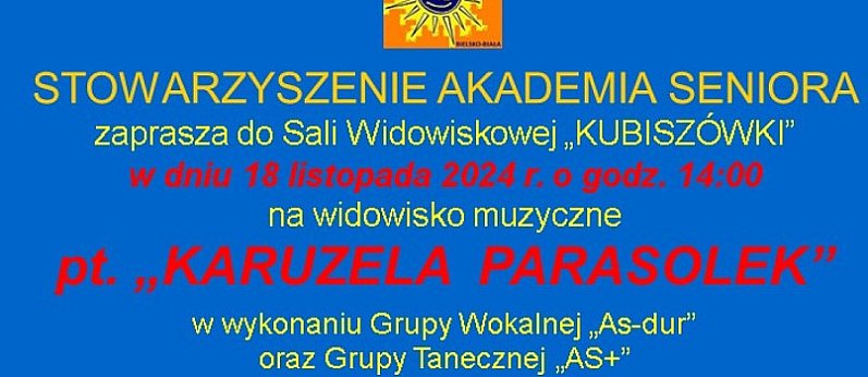 Widowisko muzyczne pt. „Karuzela parasolek"