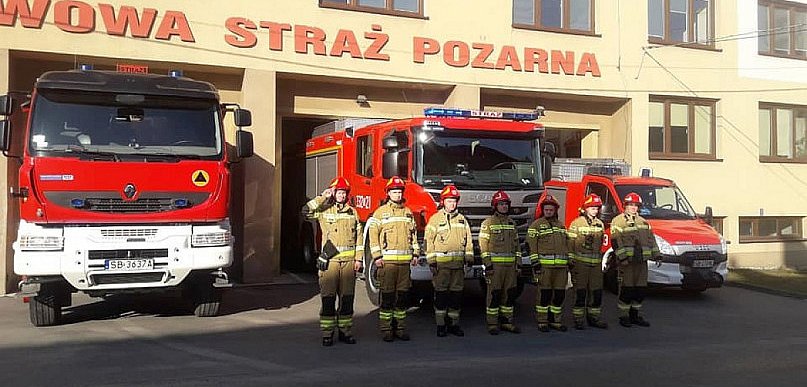Bielscy strażacy oddali hołd poległym na Ukrainie