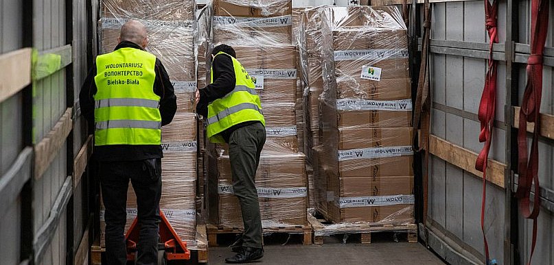 Partnerstwo sprawdza się w trudnych chwilach. Kolejny transport darów z Wolfsburga