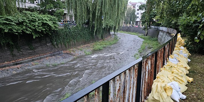 W Bielsku-Białej ogłoszono pogotowie przeciwpowodziowe 