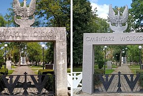 Brama i mur cmentarza wojskowego w Bielsku-Białej odzyskały blask-20720