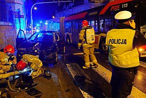 Kolizja z autobusem MZK w Bielsku-Białej na 3 Maja