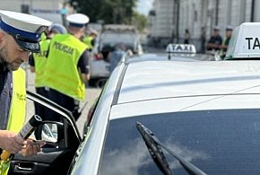 Niebezpieczna jazda taksówki pod prąd w Bielsku-Białej