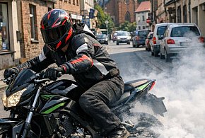 Co grozi kierowcom za palenie gumy?