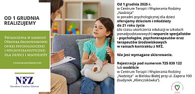 Bezpłatna pomoc psychologiczna dla dzieci i młodzieży w Bielsku-Białej-22386