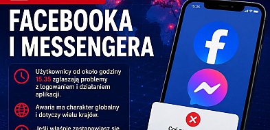Awaria Facebooka i Messengera. Użytkownicy zgłaszają problemy z logowaniem