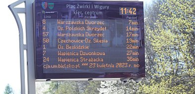 Przerwa w działaniu systemu ITS . Tablice pokażą tylko rozkład teoretyczny