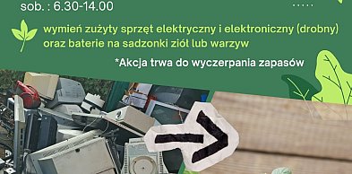 Elektro-Wymianka w PSZOK w Wapienicy. Oddaj elektroodpady i odbierz sadzonki