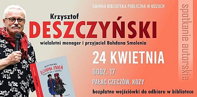 Krzysztof Deszczyński w Pałacu Czeczów w Kozach - spotkanie autorskie