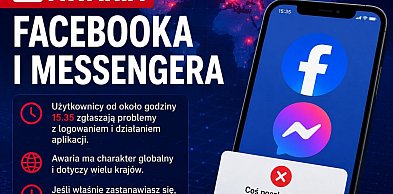 Awaria Facebooka i Messengera. Użytkownicy zgłaszają problemy z logowaniem