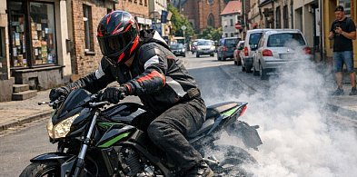 Co grozi kierowcom za palenie gumy?