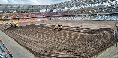 Na Stadionie Miejskim wymiana murawy. Nowe boisko przed ligą i mistrzostwami