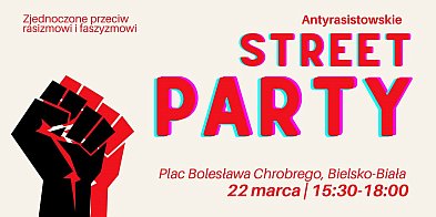 Street party przeciw rasizmowi. 22 marca, plac Chrobreg