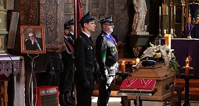 Pogrzeb prof. Marka Trombskiego w Bielsku-Białej z asystą PSP i OSP