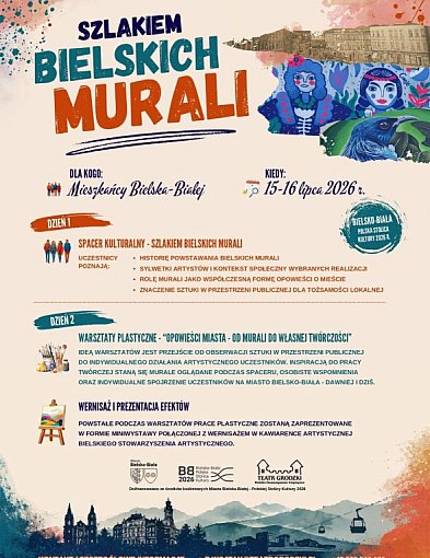 Szlakiem bielskich murali. Dwa dni spaceru, warsztatów i opowieści