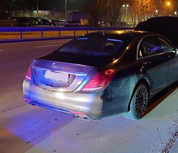 Kierowca Mercedesa zatrzymany w Bielsku-Białej-23335