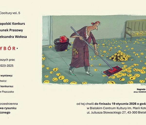 Wystawa rysunku prasowego 2023–2025 w Bielsku-Białej. Finisaż wystawy 19 stycznia-23362