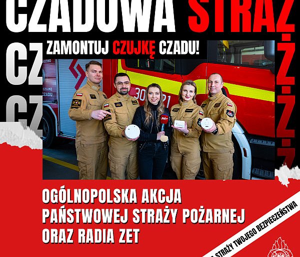 Odbierz darmową czujkę dymu lub czadu! Tylko 5 lutego