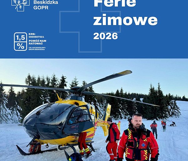 Ferie zimowe 2026 w Beskidach. GOPR podsumowuje działania ratowników