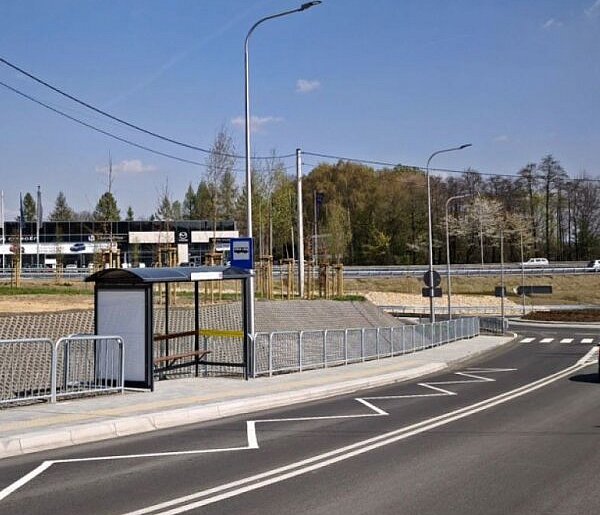 Nowy przystanek autobusowy w Komorowicach Śląskich