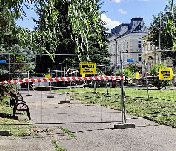 Rozpoczyna się modernizacja skweru Pollaka w Bielsku-Białej