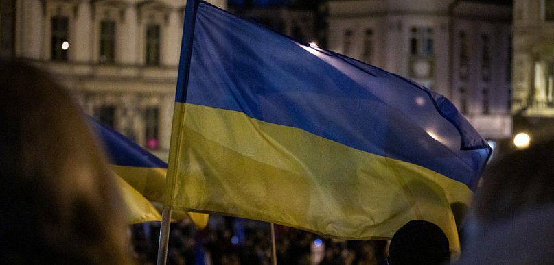 Modlitwa o pokój na placu Chrobrego w Bielsku-Białej