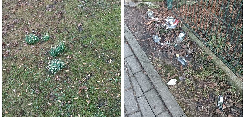 Bielsko-Biała: Jak co roku spod śniegu wyłania się wstydliwy problem