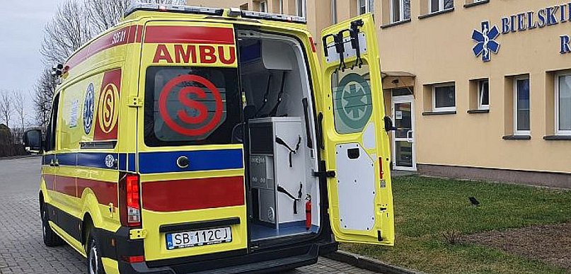 Bielsko-Biała - 83-latek otrzymał pomoc na czas