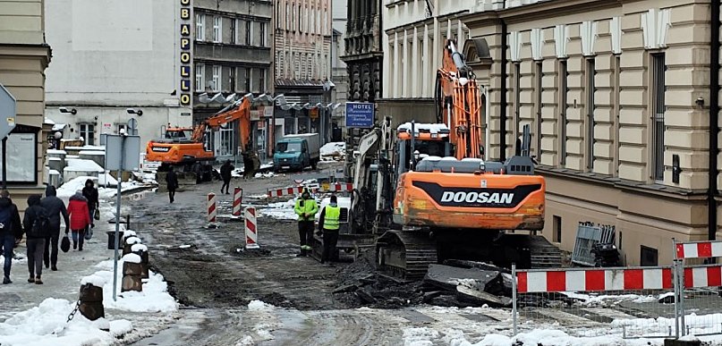 Bielsko-Biała: kolejny odcinek ul. 1 Maja zamknięty od 1 kwietnia na 8 miesięcy